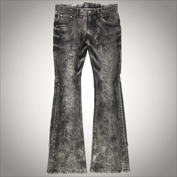 TORNADO MART:LEOPARD FLARED DENIM – ANOMALIE WORLD