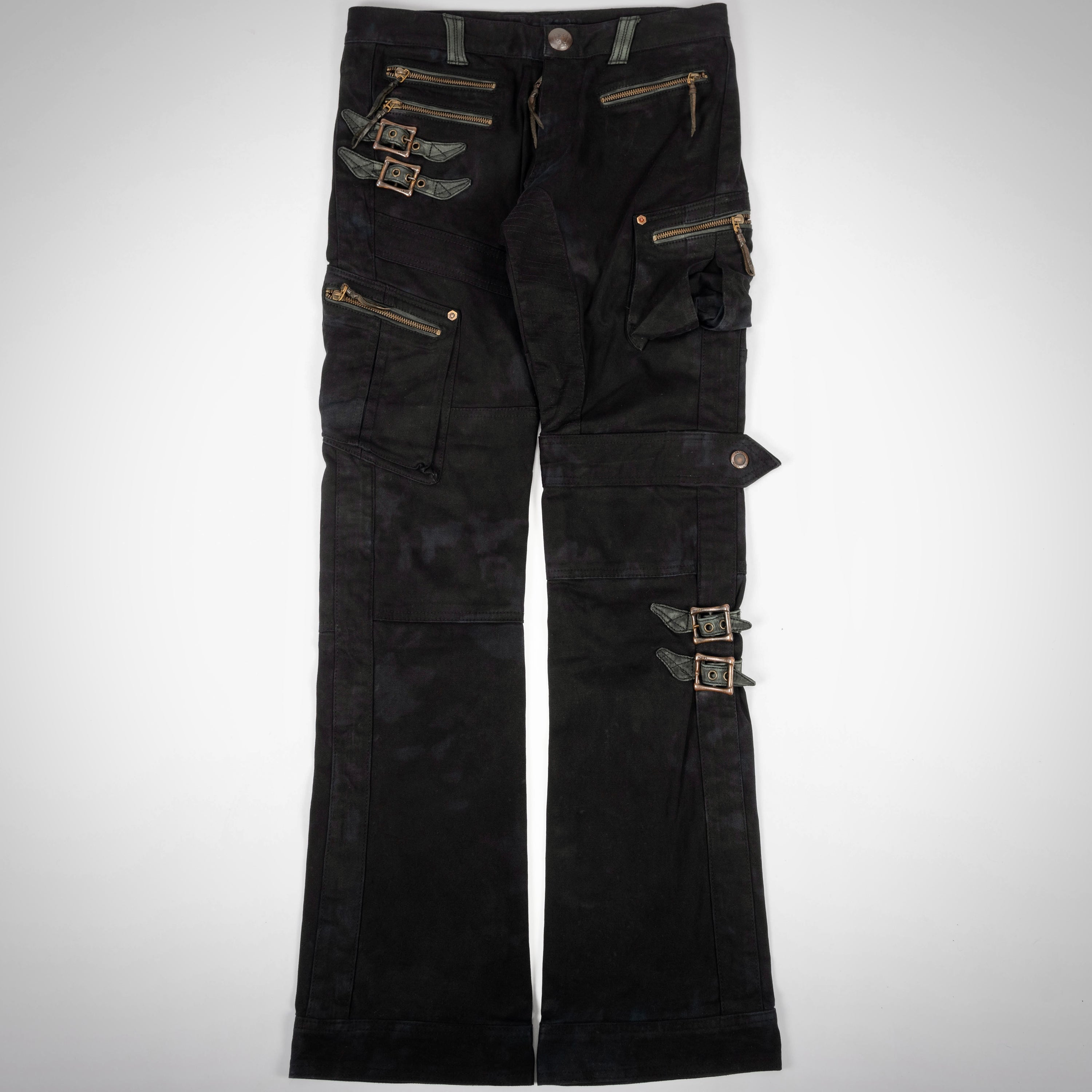 14TH ADDICTION:BOOTCUT CARGO PANTS