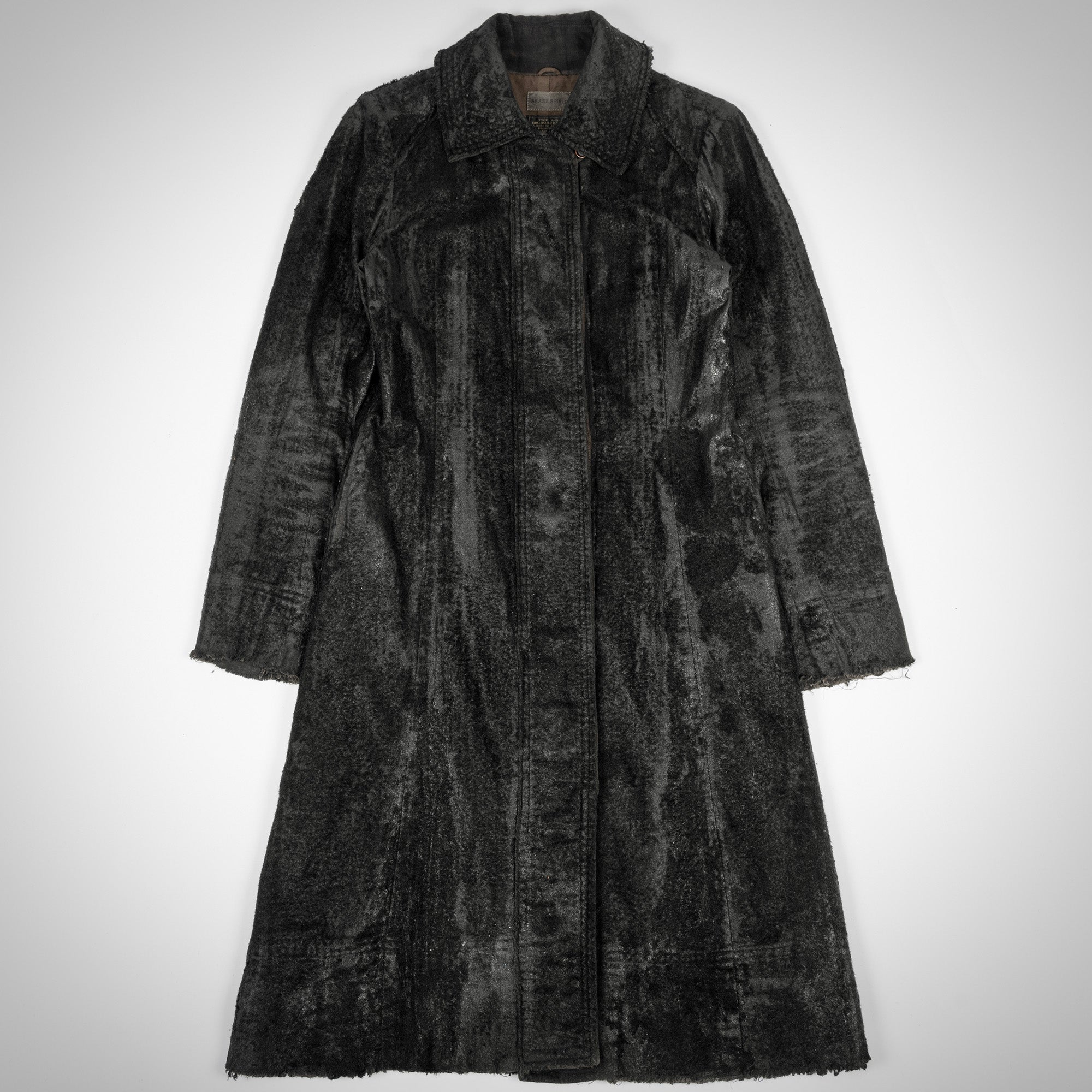 SHARE SPIRIT:WAXED LONG COAT