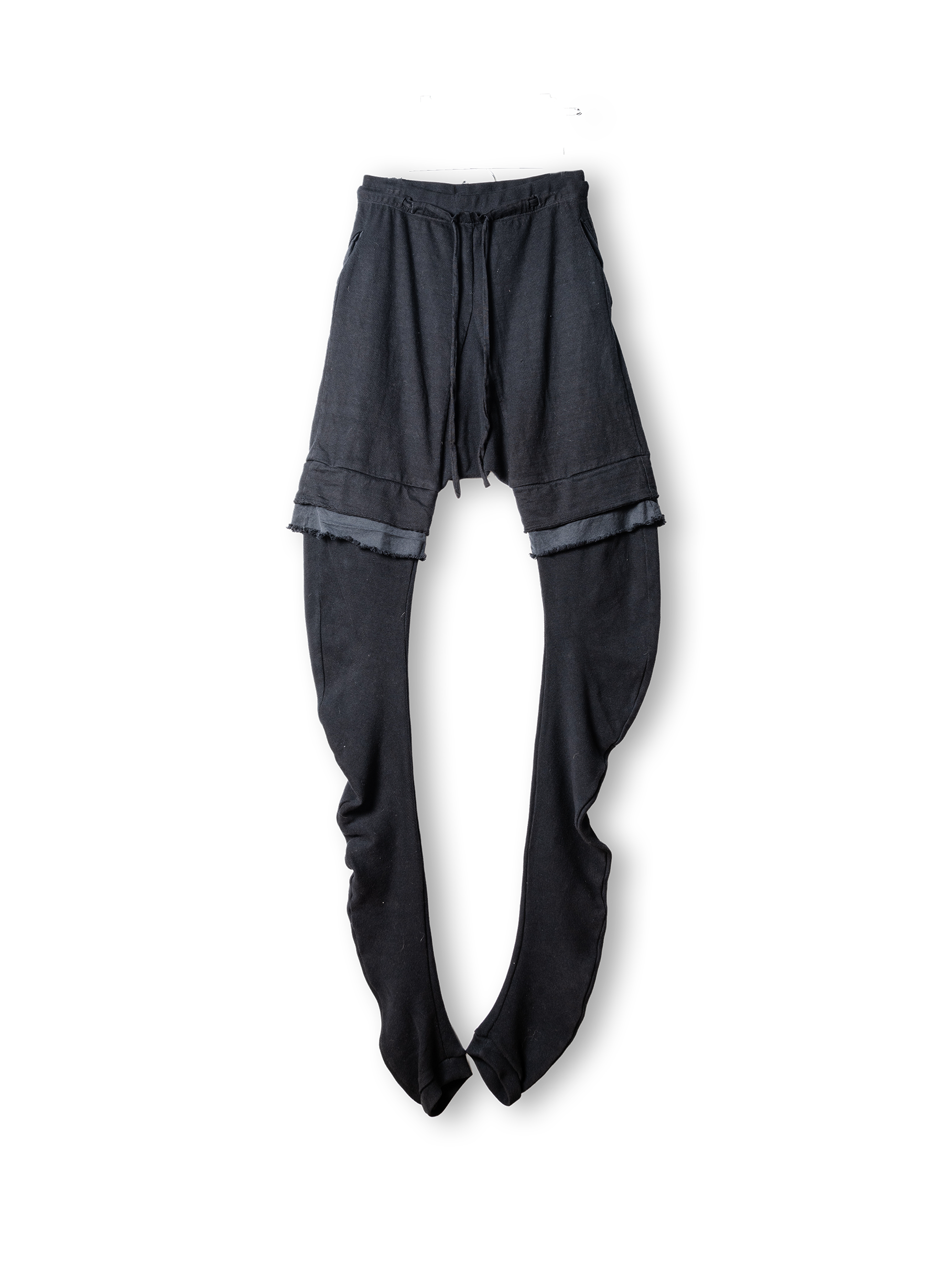 DROP CROTCH DUMMY LAYERED PANTS