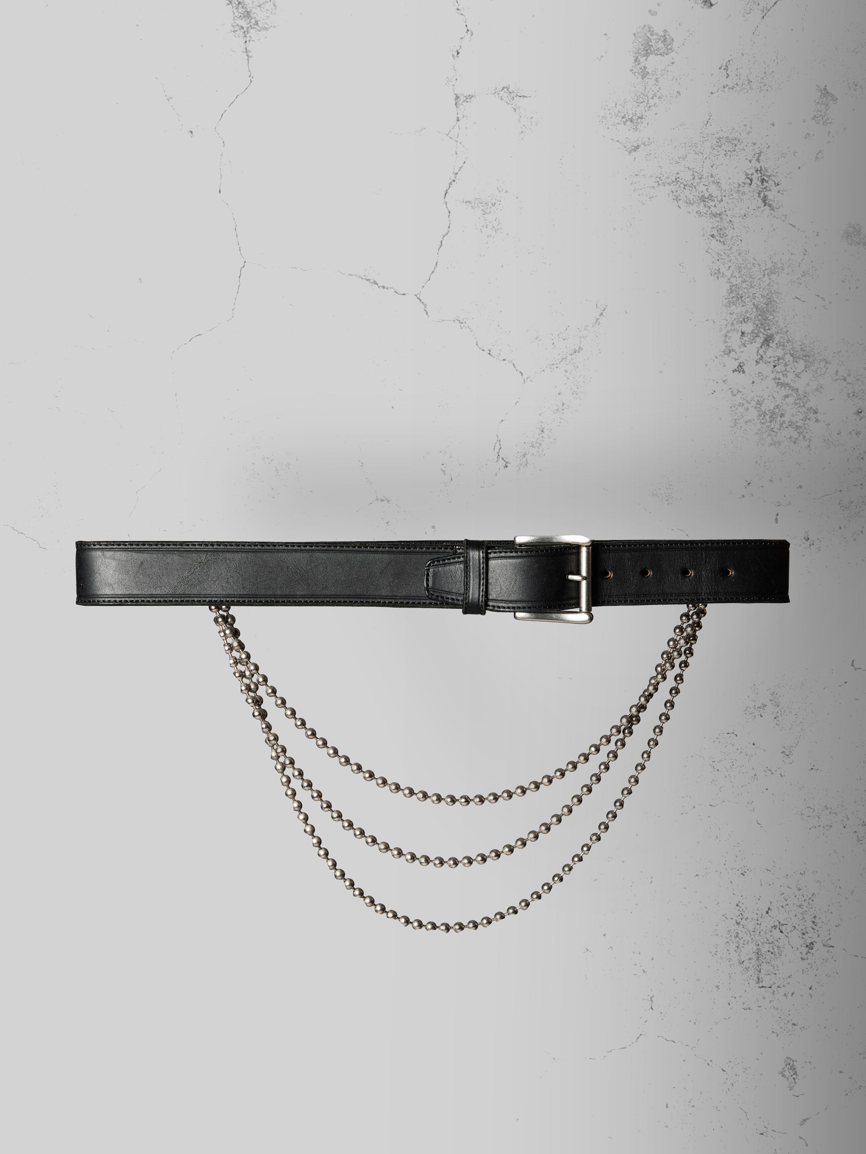 CHAIN-DRAPED BELT