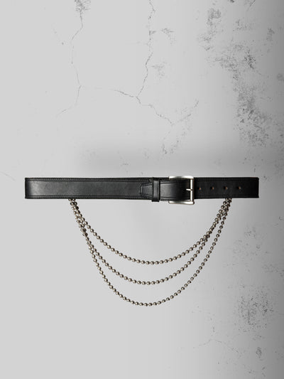 CHAIN-DRAPED BELT