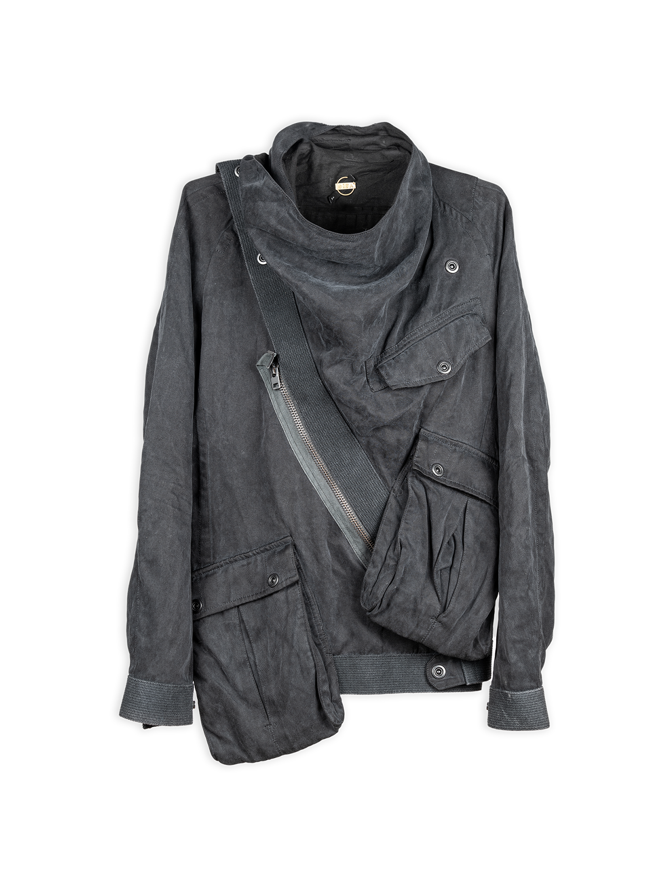Diagonal Closure Utility Jacket