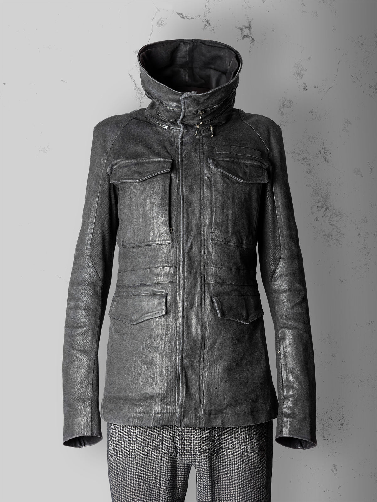 WAXED DENIM JACKET
