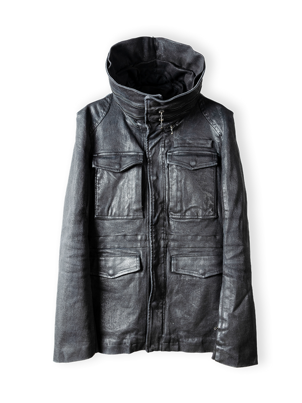 WAXED DENIM JACKET
