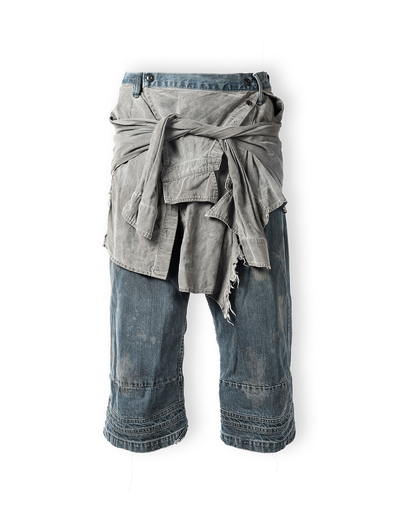 DECONSTRUCTED SHIRT CAPRIS