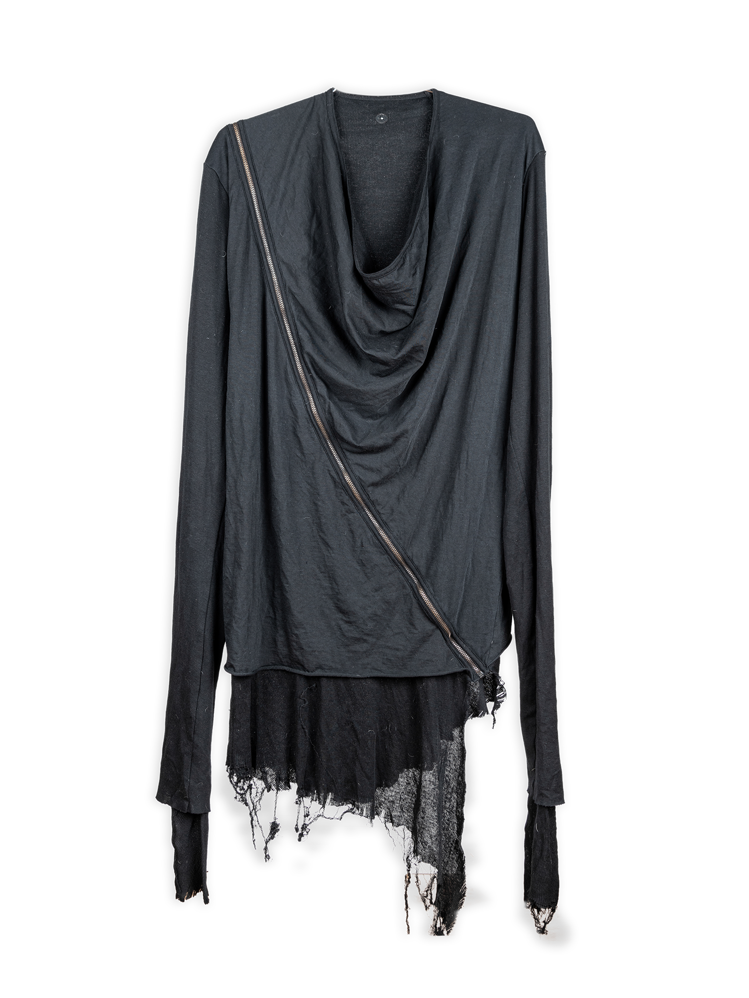 SIDEZIP LAYERED LONGSLEEVE