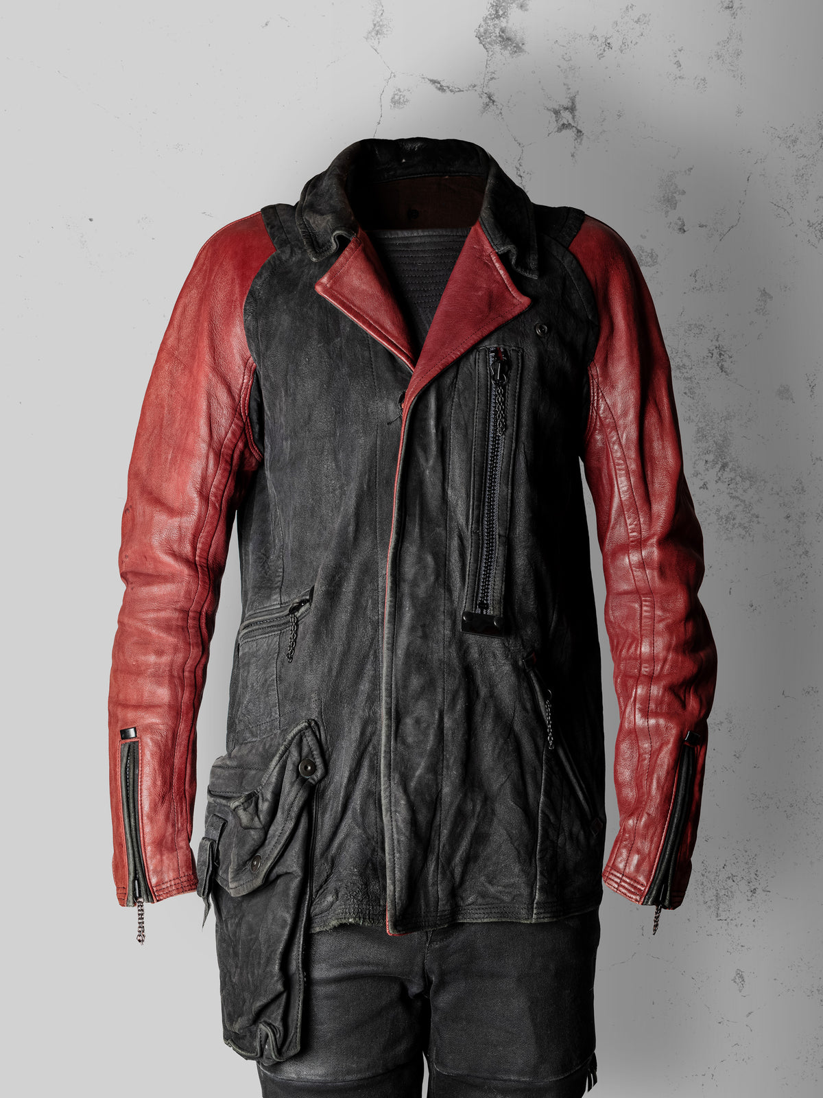 UTILITY FIELD RED ARMS JACKET