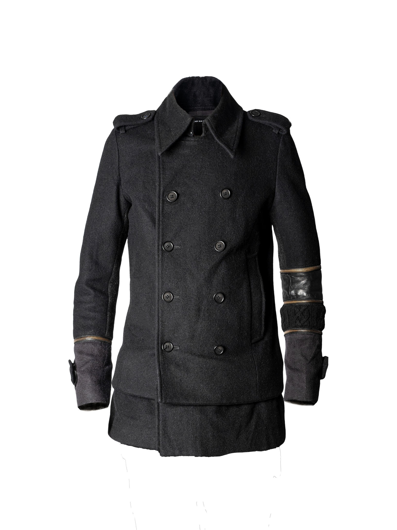 HYBRID SLEEVES PEACOAT