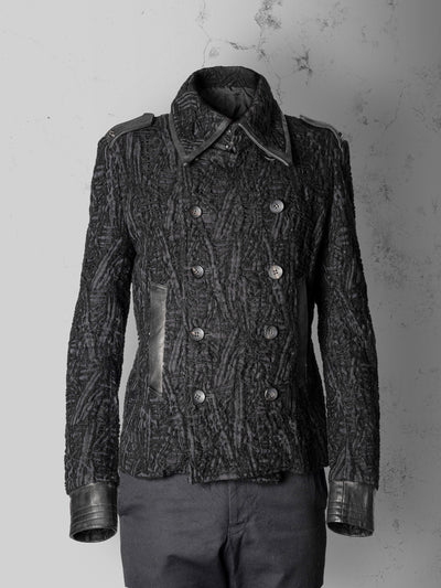 Double-Breasted Cropped Jacket