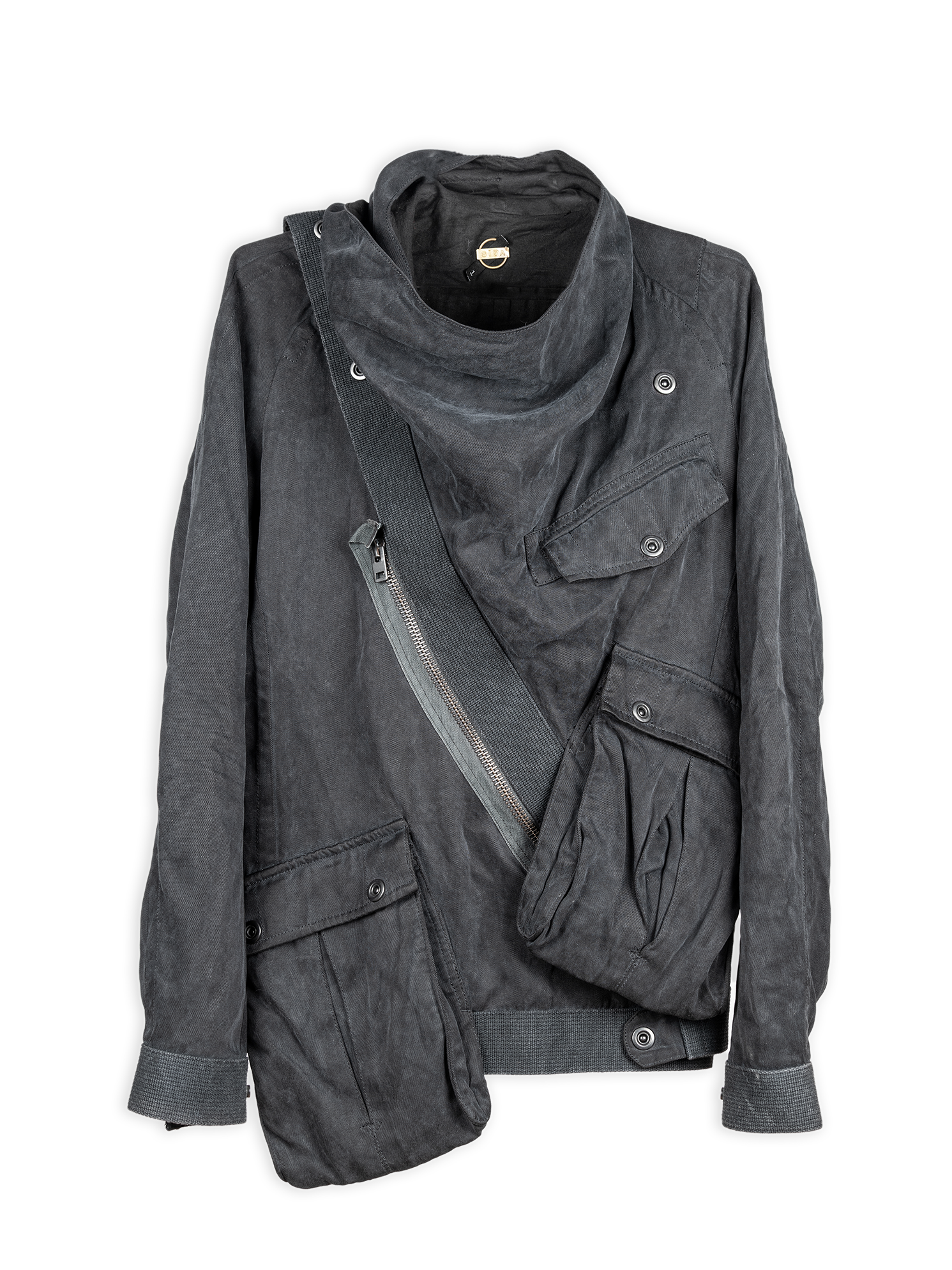 Diagonal Closure Utility Jacket